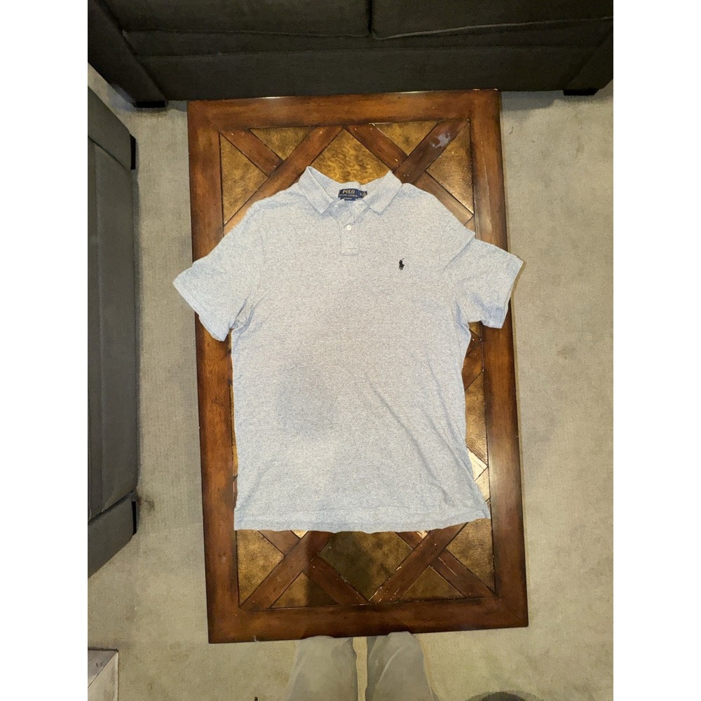Polo Ralph Lauren Polo Shirt Gray With Logo Pony XL Mens Classic Fit